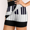 Piano Key Women A-line Skirt