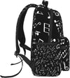 Music Notes Piano Print Backpack