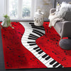 Piano Music Notes Rug