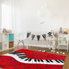 Piano Music Notes Rug