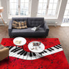 Piano Music Notes Rug