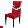 Piano Music Notes Red Chair Cover