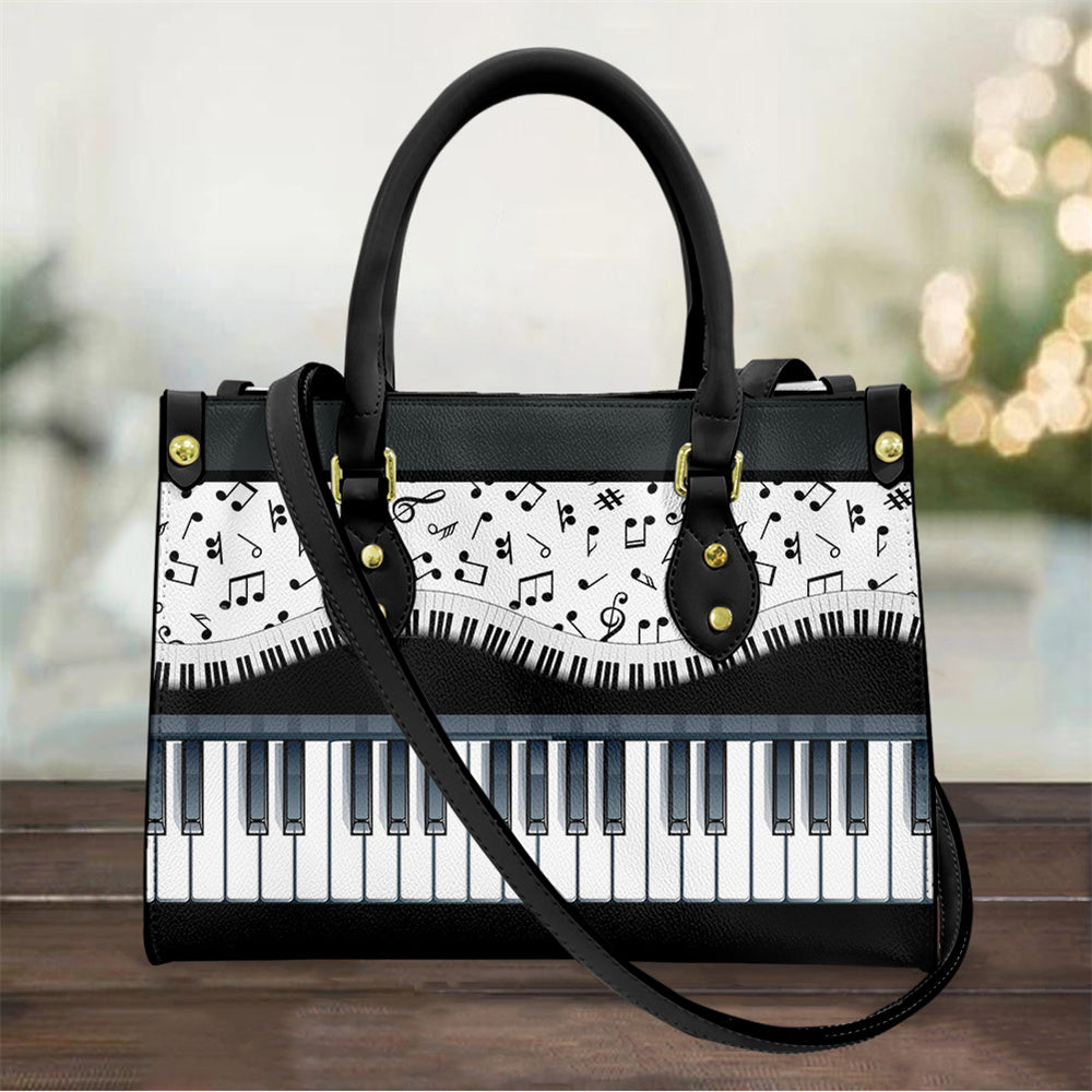 Music Note Piano Tote Bag - Artistic Pod