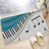 Piano Music Printed Household Doormats