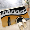 Piano Music Printed Household Doormats