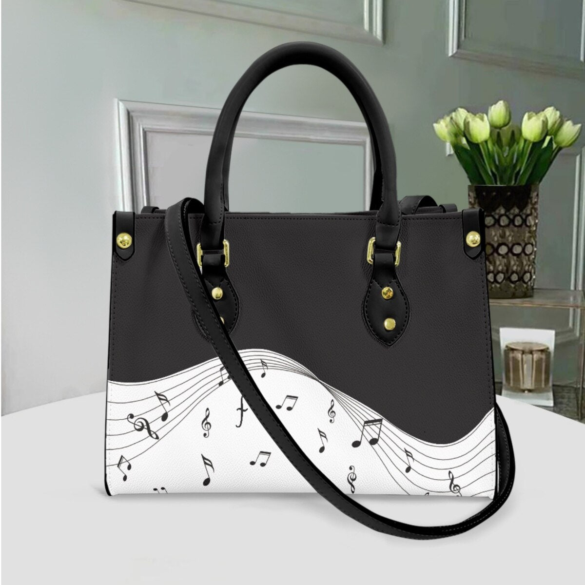 Music Note Luxury HandBag