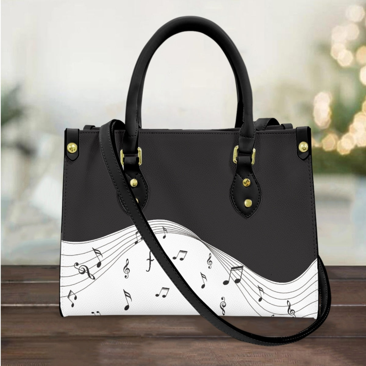 Music Note Luxury HandBag