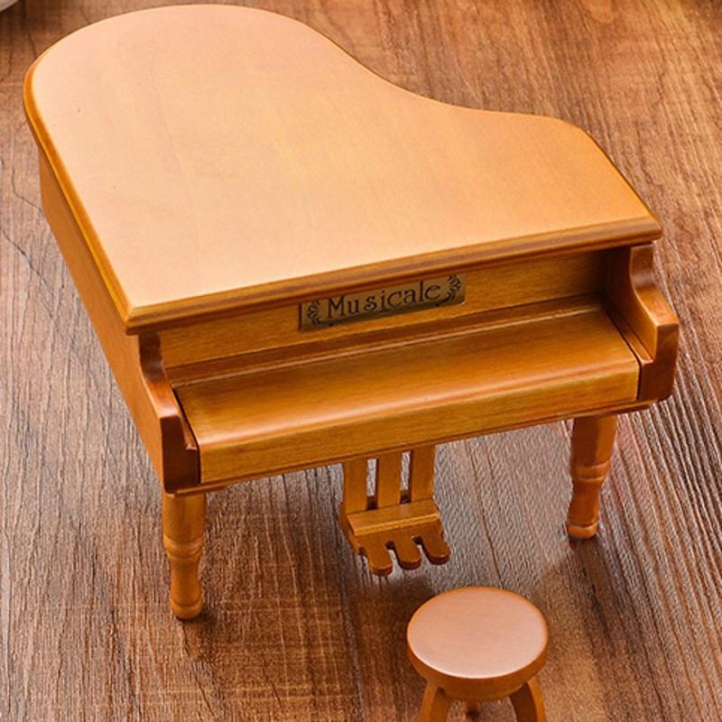 Piano Wooden Music Box - Artistic Pod