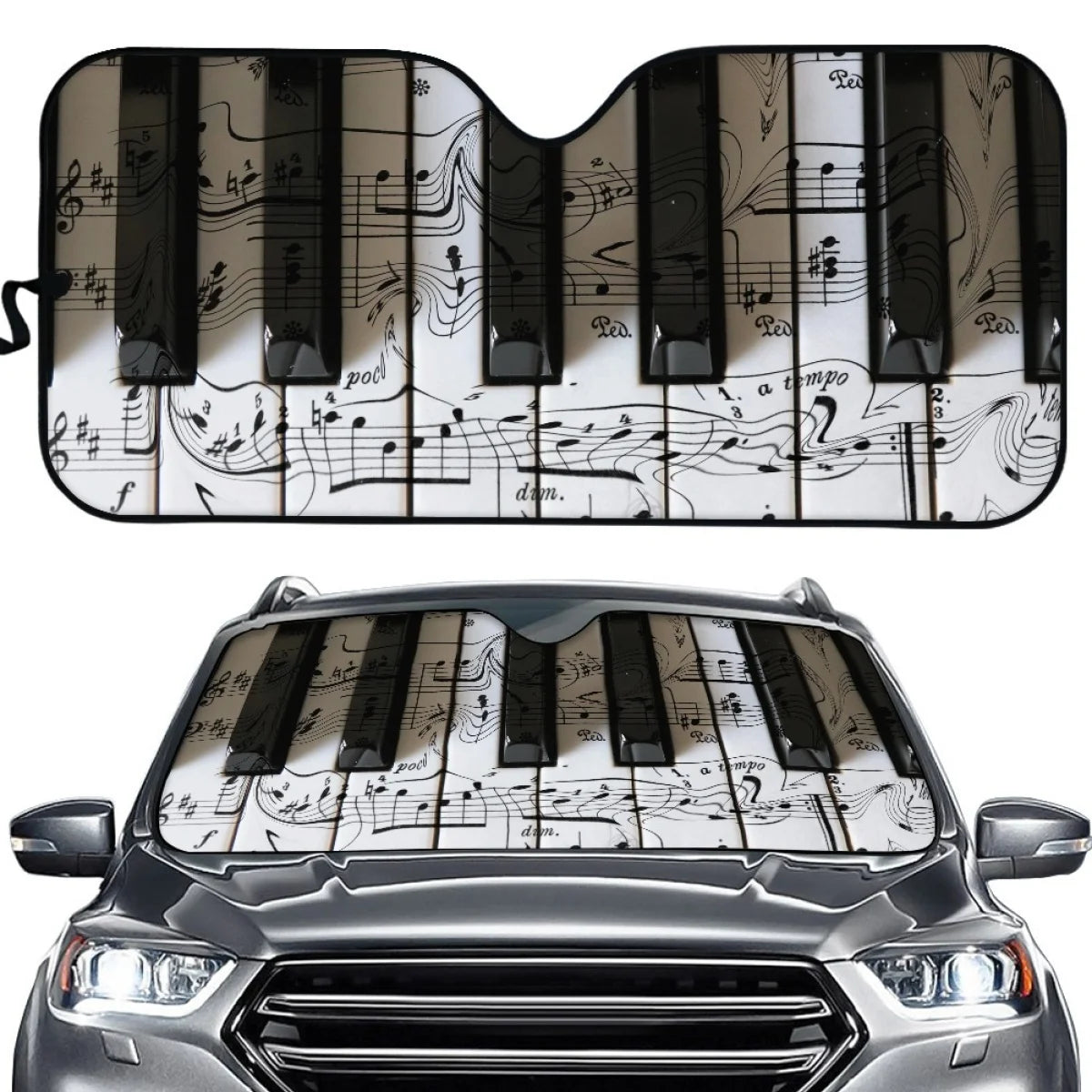 Piano Printed Car Windshield