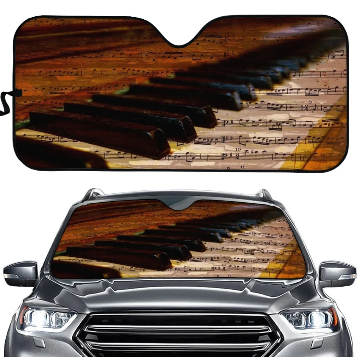 Piano Printed Car Windshield