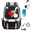 Music Note Heart Backpack