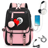 Music Note Heart Backpack