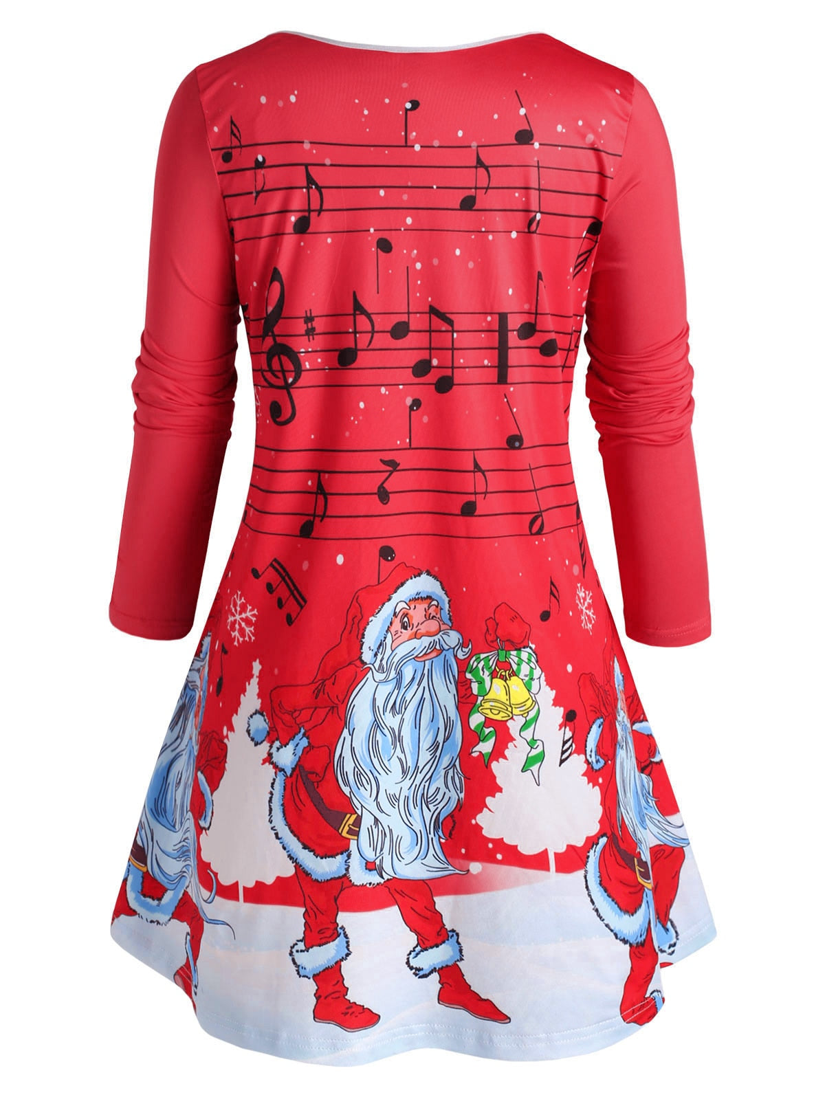 Music Santa Christmas Blouse