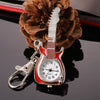 Guitar Pocket Watch Key Chain