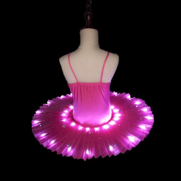 LED Light Swan Lake Ballet Dress