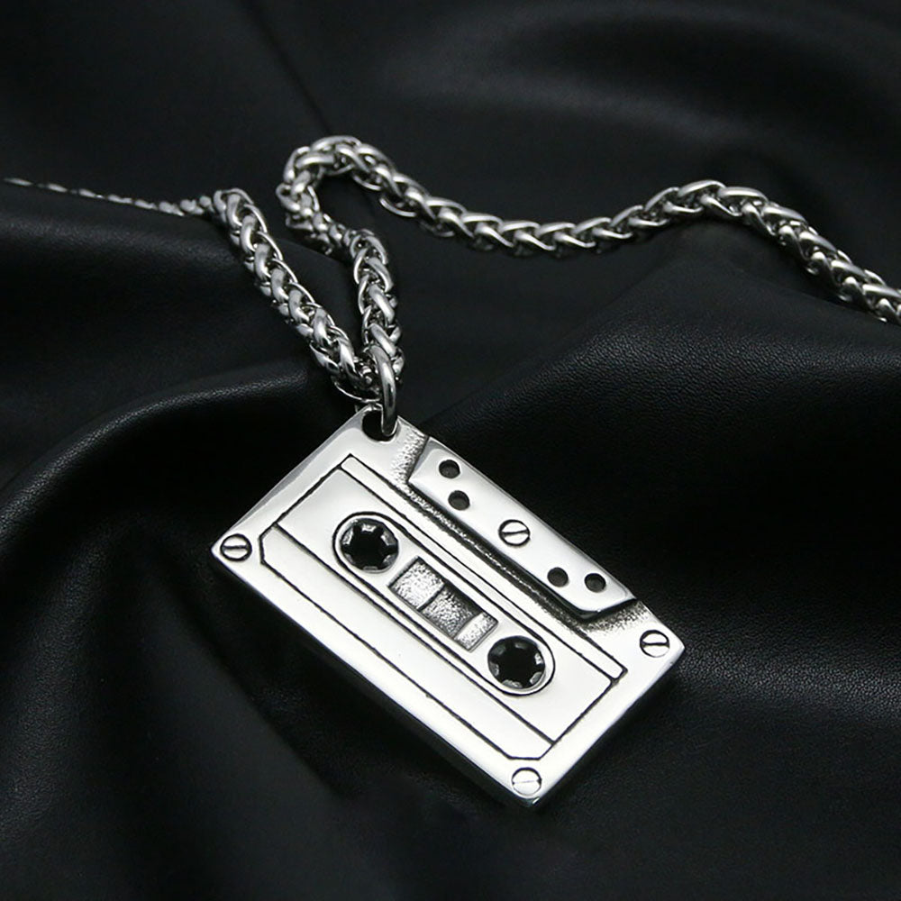 Vintage Cassette Necklace