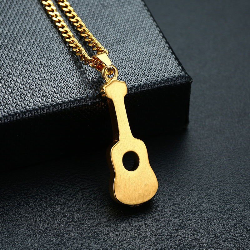 Punk Guitar Pendant Necklace