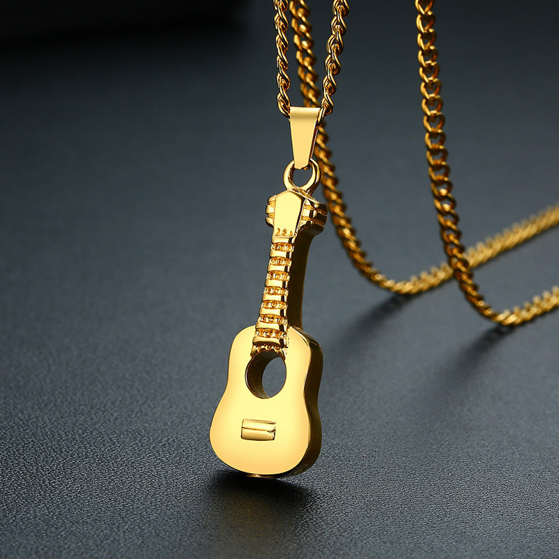 Punk Guitar Pendant Necklace