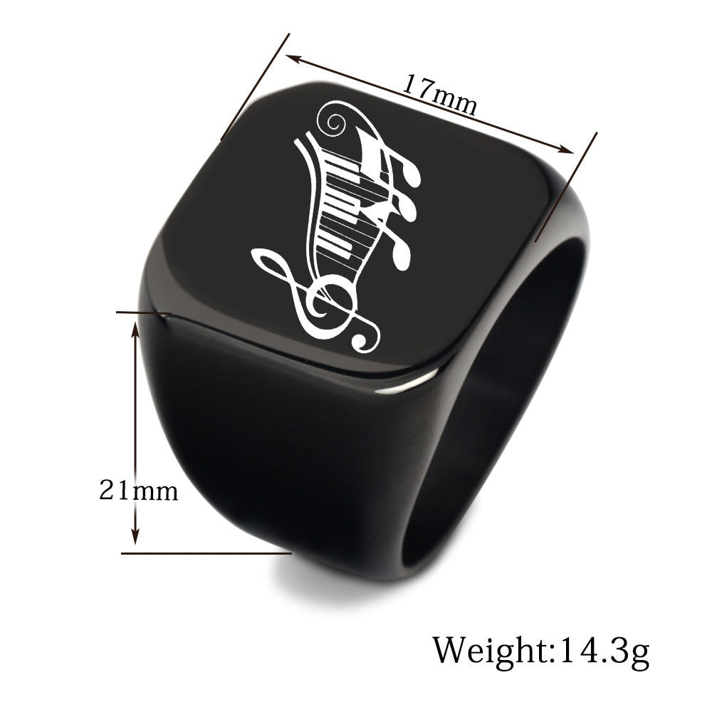 Music & Piano Ring