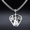 Hollow Guitar Pick Necklace