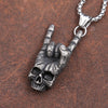 Skull Rock N Roll Necklace