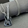 Punk Guitar Hollow Necklace