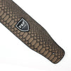 Python Skin Electric Guitar Leather Strap