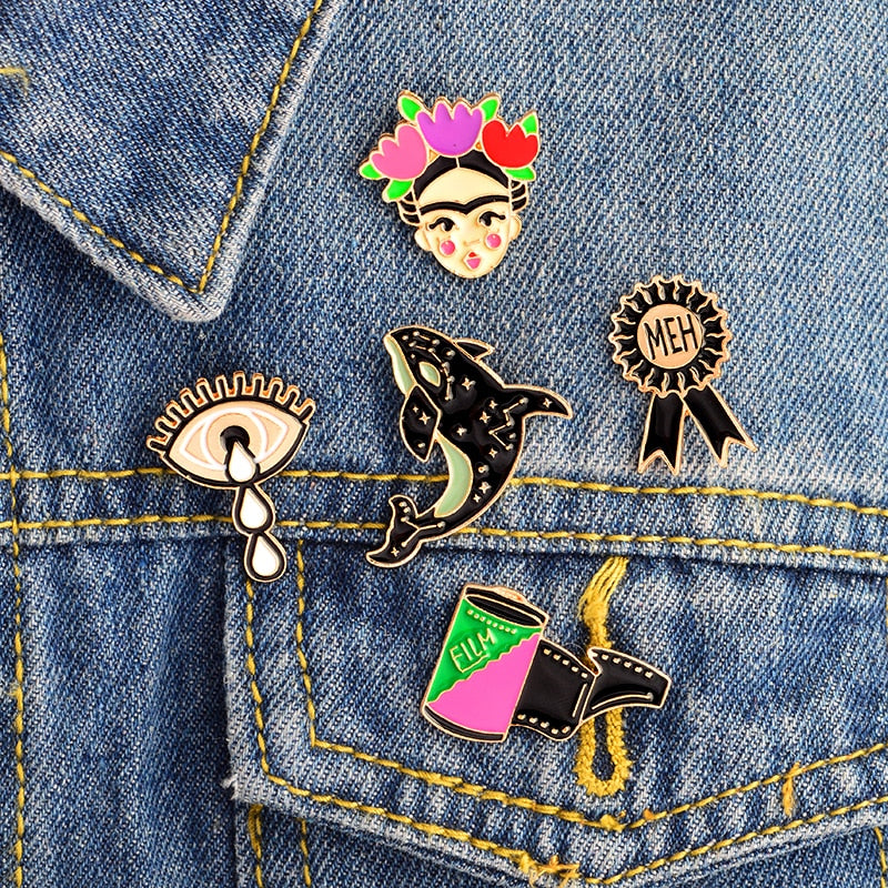Frida Kahlo Brooch