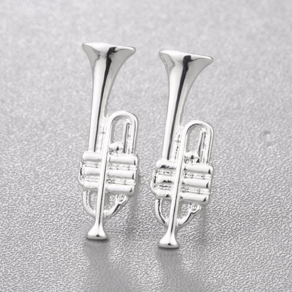 Trumpet Stud Earrings