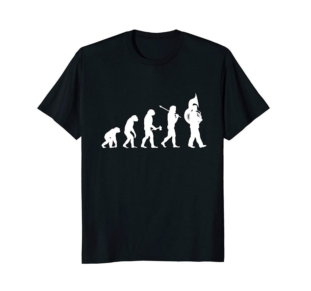 French Horn Player Evolution T-Shirt