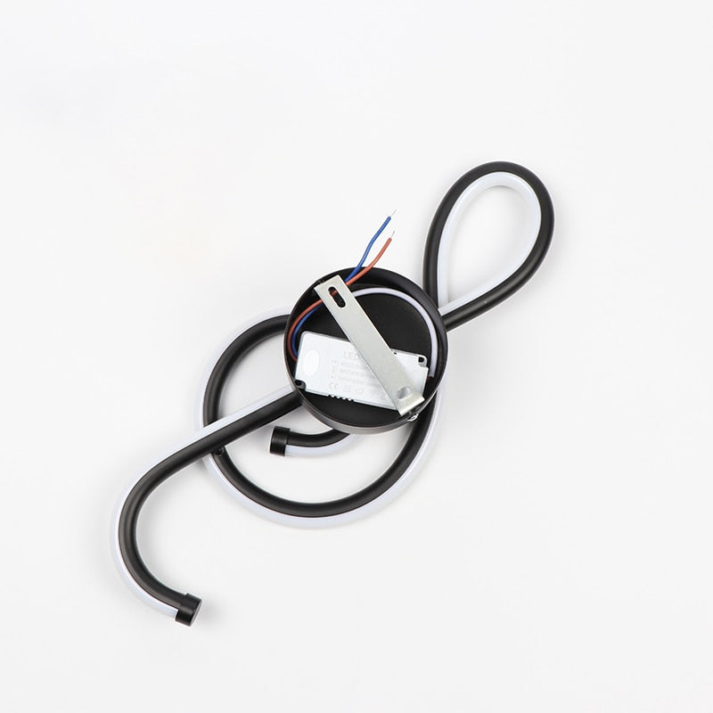 RGB Music Notes Wall Light
