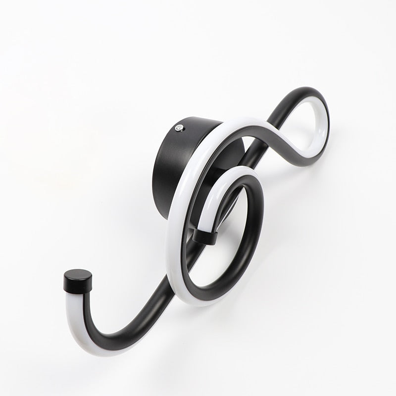RGB Music Notes Wall Light