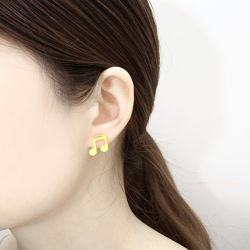 Free - Headset & Music Note Earrings