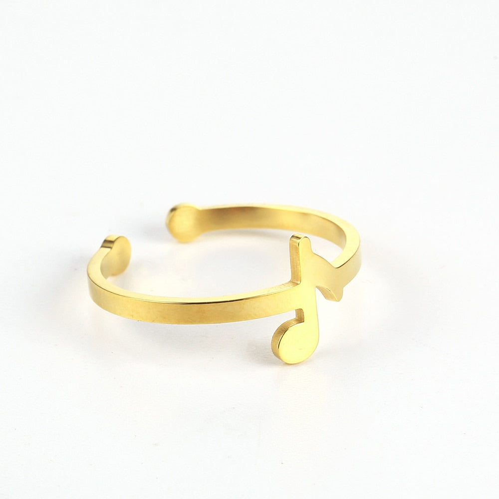 Exquisite Music Adjustable Ring