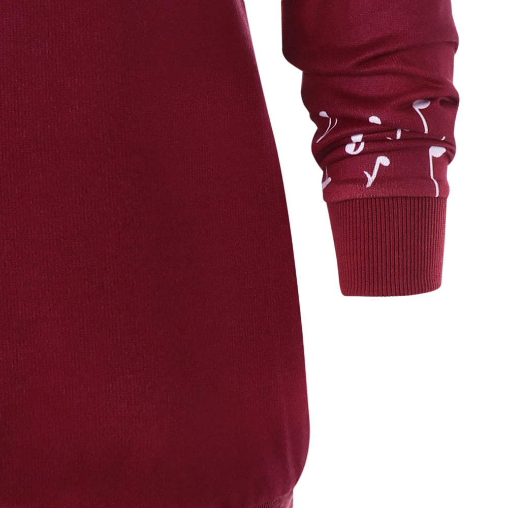 Music Snowman Off Shoulder Top