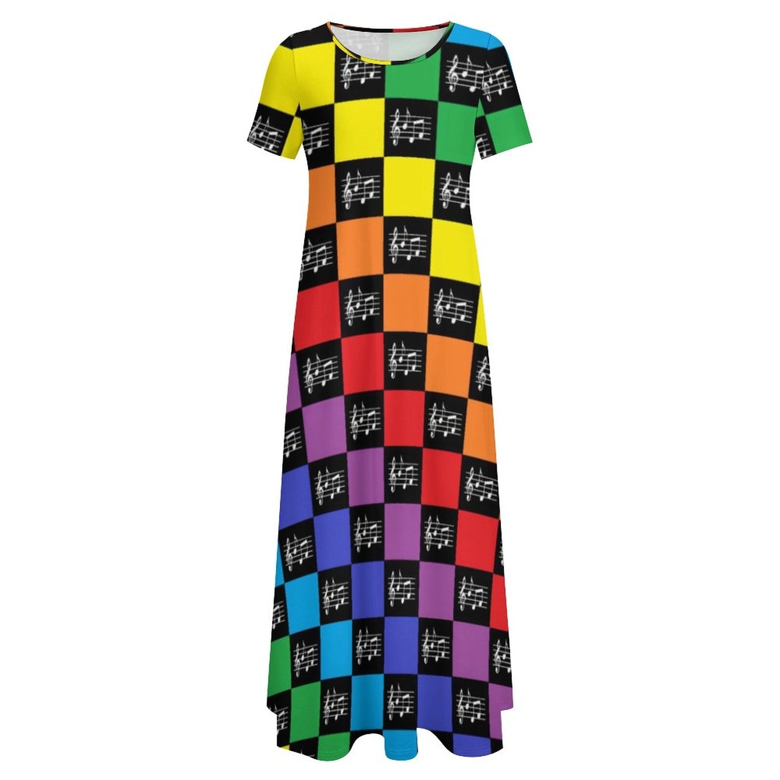 Rainbow Music Notes Dress
