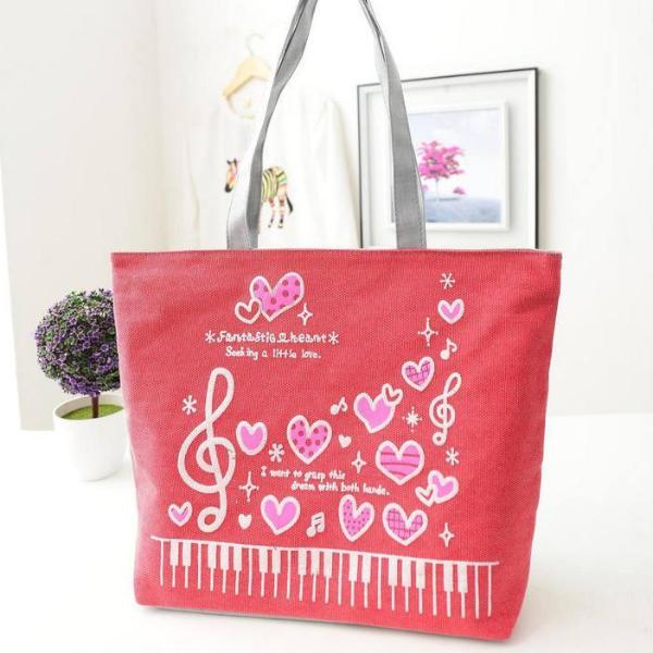 Music Notation Tote Bag