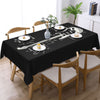 Music Note Guitar Rectangular Tablecloth