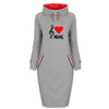 Red Heart Music Notes Dress