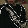 Reflective Music Notes Sweatshirt