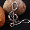 Silver Music Notes Earrings