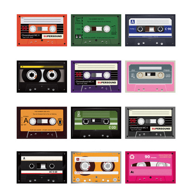 Colorful Retro Magnetic Tape Carpet