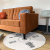 Retro Music Disc Pattern Rug