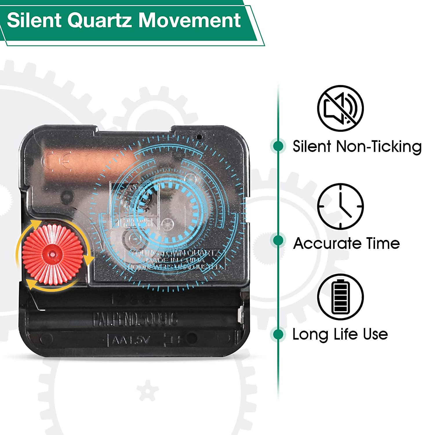 Retro Music Notes Wall Clock