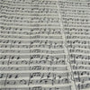 Music Sheet Cotton Linen Fabric