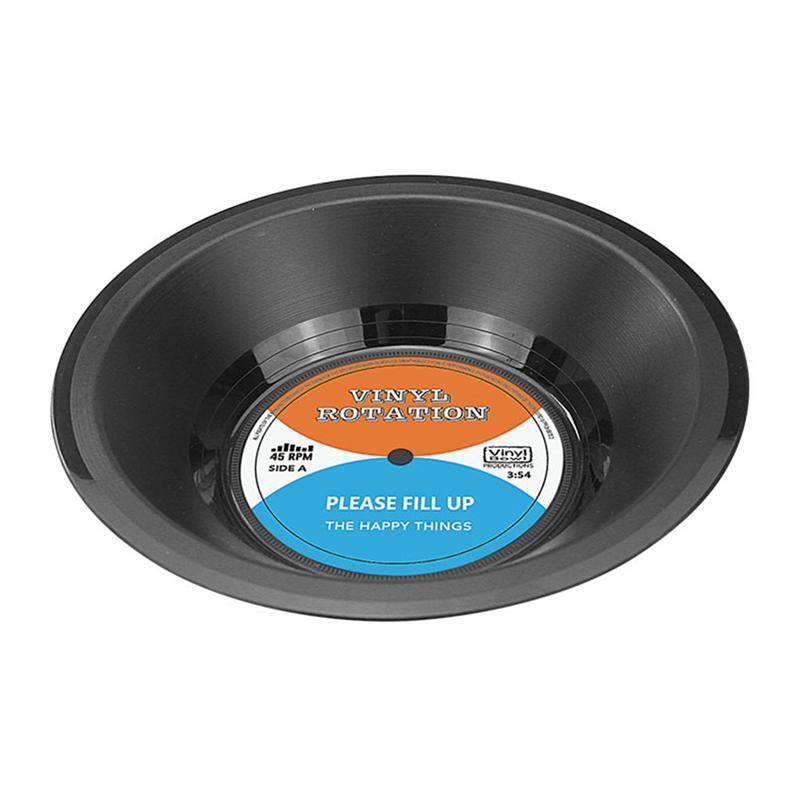 Retro Vinyl Record Bowl