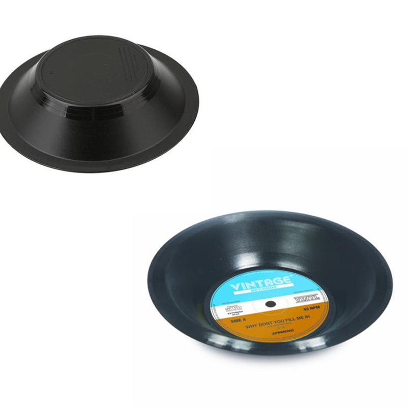 Retro Vinyl Record Bowl