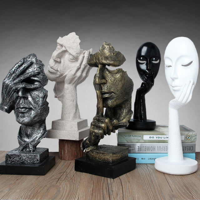 Do Not Listen and Watch Sculpture