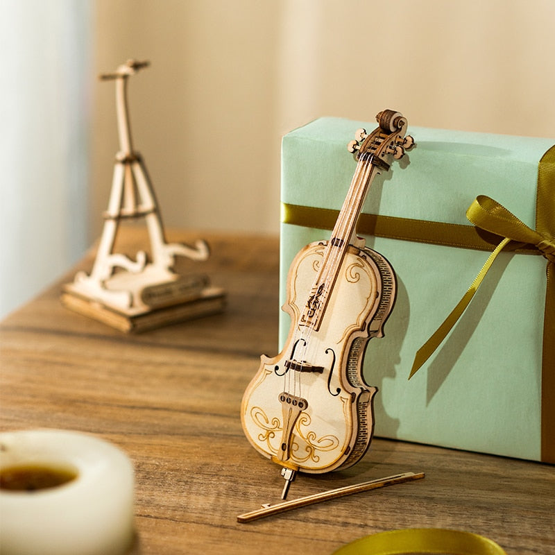 3D Music Instrument Wooden Puzzle - { shop_name }} - Review