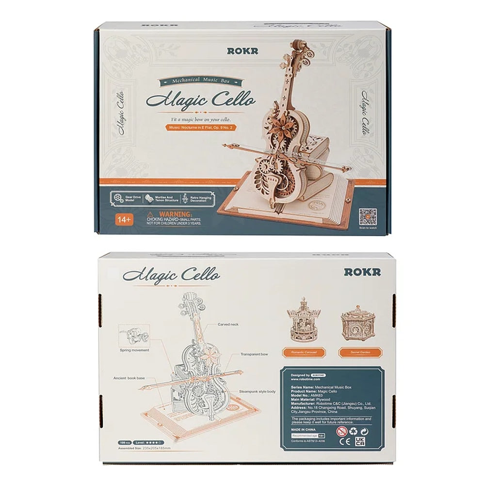 Wooden Magic Cello Puzzle